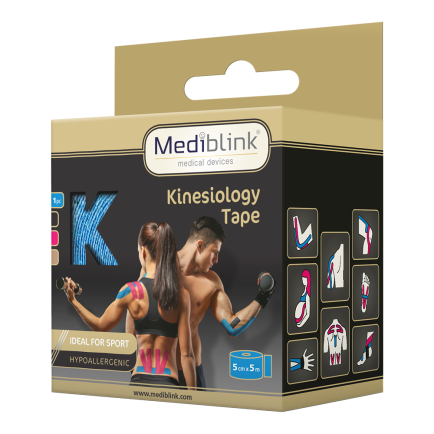 MEDIBLINK Kinesiology Tape 5 cm x 5 m Blue M131